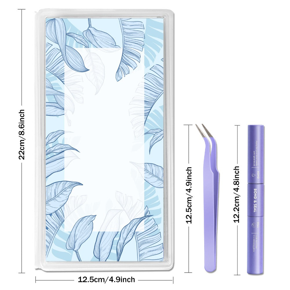 800-Piece 30D and 40D Lash Cluster Kit with Mixed 8–16mm Lengths, Bond-Seal Tube and Tweezers