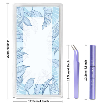 800-Piece 30D and 40D Lash Cluster Kit with Mixed 8–16mm Lengths, Bond-Seal Tube and Tweezers