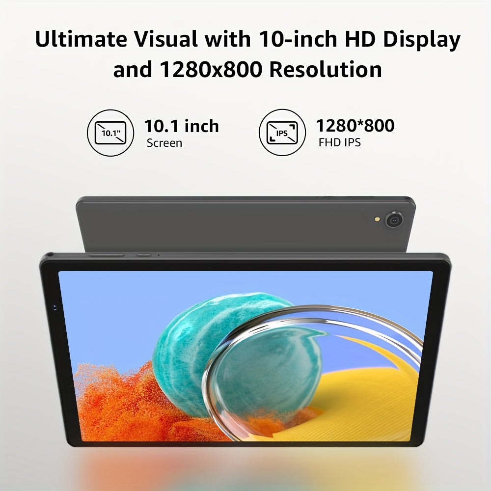 Android Tablet 10.1-Inch with Android 16, Octa-Core CPU, 7000mAh Battery and RAM or Storage Options
