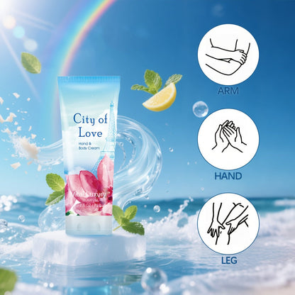 Two-Piece Body Wash and Hand Cream Gift Set with 88 ml Bottle, 70 g Tube and Five Scent Options
