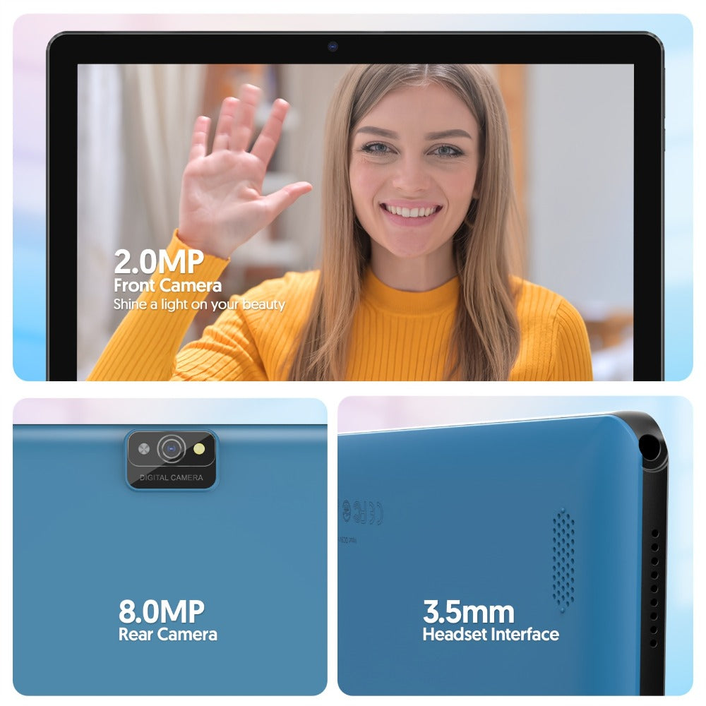 Android Tablet 10-Inch with Android 13, 7GB Total RAM, 64GB Internal Storage and 1TB Expansion Support