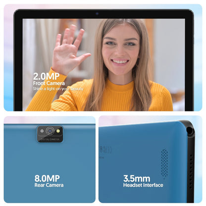 Android Tablet 10-Inch with Android 13, 7GB Total RAM, 64GB Internal Storage and 1TB Expansion Support
