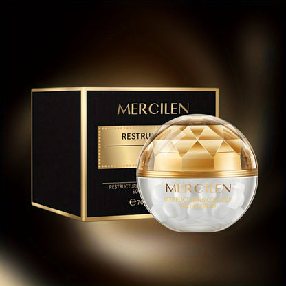 Face Cream 70g Collagen Formula with Hyaluronic Acid, Plant-Based Squalane and AM/PM Face and Neck Use