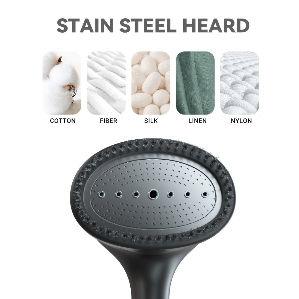 1100W Handheld Garment Steamer with 300ml Tank, Cleaning Brush and Four Color or Model Labels
