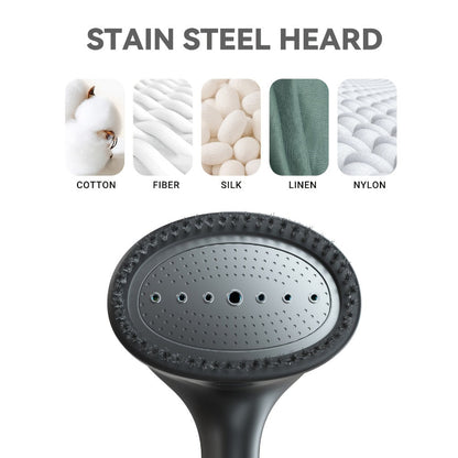 1100W Handheld Garment Steamer with 300ml Tank, Cleaning Brush and Four Color or Model Labels