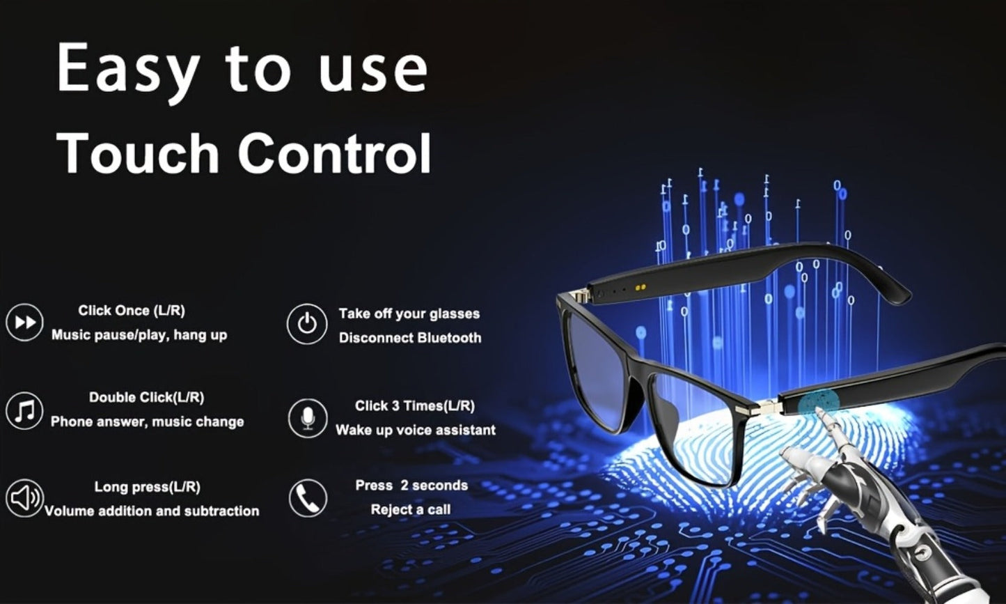 Smart Glasses 160-Language Translation Eyewear with Open-Ear Audio and 19 Photochromic Frame Options