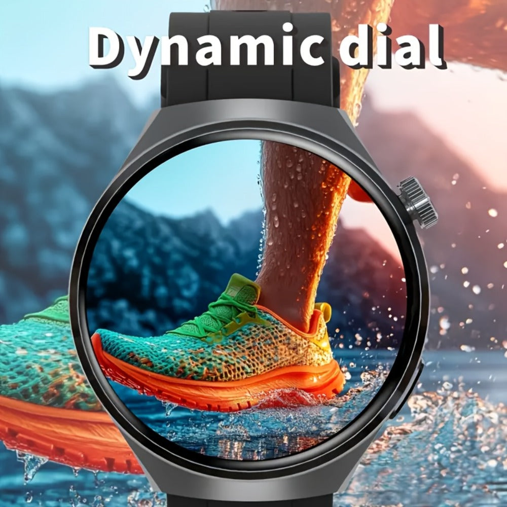 Smartwatch 2.01 Inch Round OLED Screen with 95% Ratio, Music Control and 300mAh Battery in Seven Styles