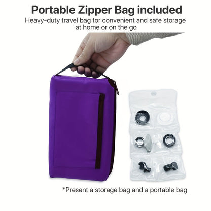 Blood Pressure Monitor Manual Aneroid Set with Upper-Arm Cuff, Stethoscope, Inflation Bulb and Portable Case