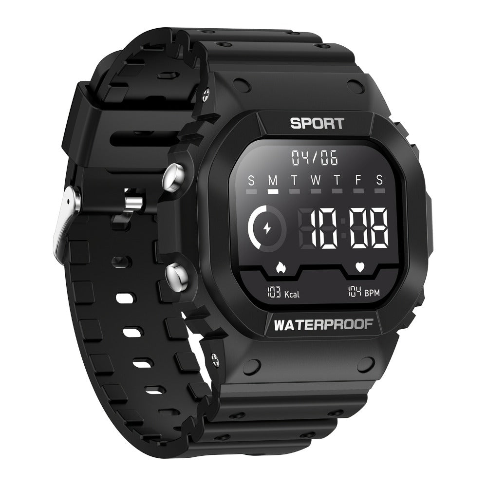 Smartwatch for Men 1.32 Inch Tactical Watch with LED Flashlight, SOS and 100+ Sport Modes in Eleven Colors