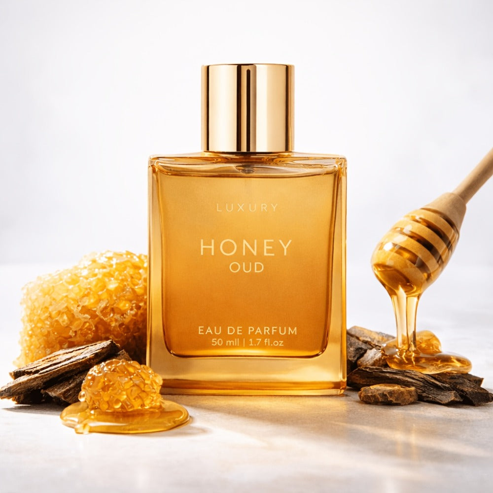 Eau de Parfum Arabian Oud Collection with Honey Oud & Date 50ml Bottles and 4 Source Options