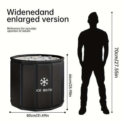Ice Bath Tub Portable Foldable for Garden, Patio and Yard Use, with the Listed Configuration