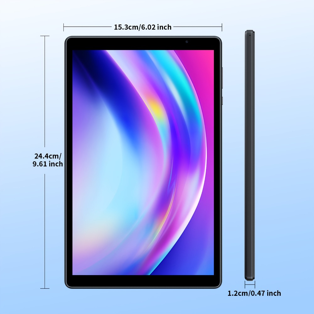 Android Tablet 10.1-Inch 2-in-1 with Android 15, 8GB Total RAM, 32GB Internal Storage and Keyboard Sets