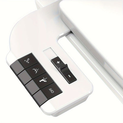 Ultra-Slim Non-Electric Bidet Attachment with Dual Retractable Nozzles and Seven Model Options