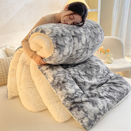 Moire Pattern Flannel Blanket – 200-250gsm Thick Plush Reversible Throw for Sofa & Bed, Soft Cozy Microfiber, 5 Colors, 4 Sizes