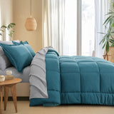 Teal And Light Grey