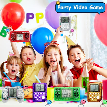 Party Favors Gaming Controller Keychains, 12-Piece Mini Backpack-Clip Set for Game-Themed Events