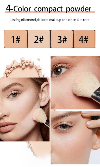 Makeup Kit 58-Color Black Mirror Case with Sliding Trays for Face, Eye and Lip Cosmetics plus Application Tools