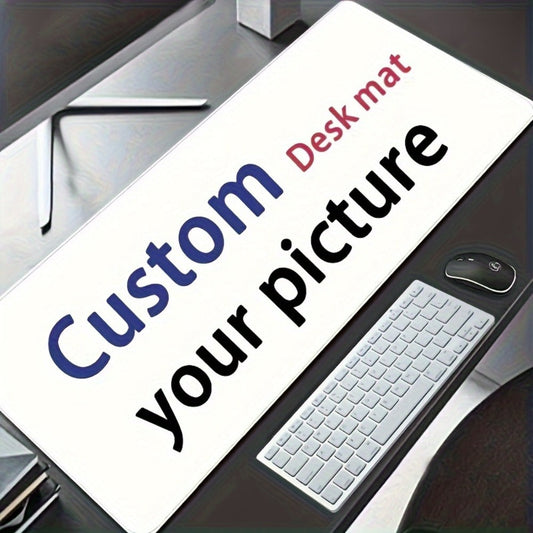 Custom Photo Mouse Pad Large Personalized Desk Mat Print Your Own Image or Text Non-Slip Base Extended Size for Office Gaming Home Unique Gift for Gamers Professionals