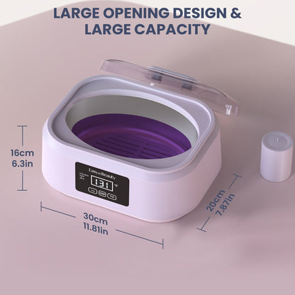 Paraffin Wax Warmer Kit 3000ml Touchscreen for Hands & Feet – Includes 6 Packs Refill Wax, Hot Wax Spa Bath for Arthritis Pain Relief & Deep Skin Moisturizing, Home Salon Use Purple Pink White Green Black