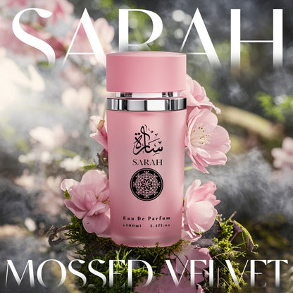 Women's Perfume SARAH Eau de Parfum 3.4 oz with Floral Amber, Vanilla, Jasmine and Citrus Notes