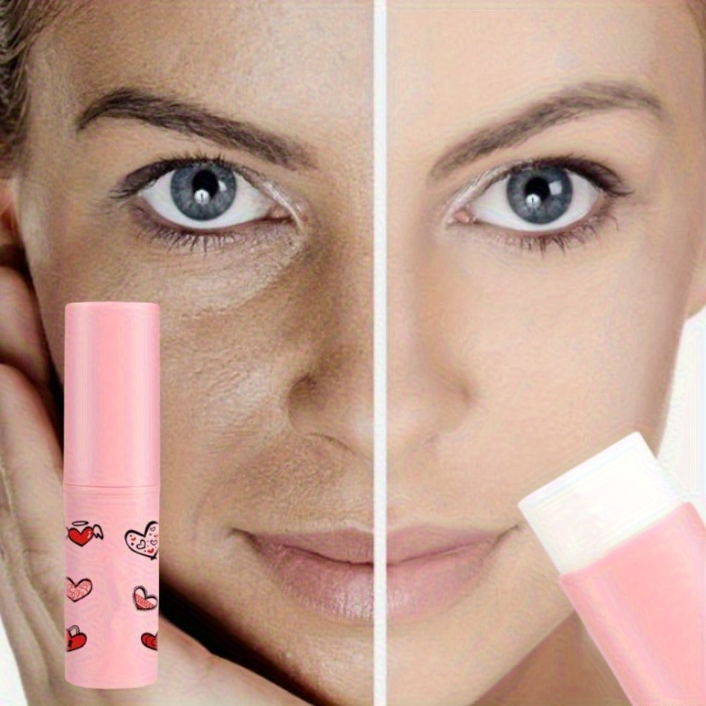 Two-Piece Matte Foundation Stick Set with Full-Coverage Formula for Oily or Combination Skin