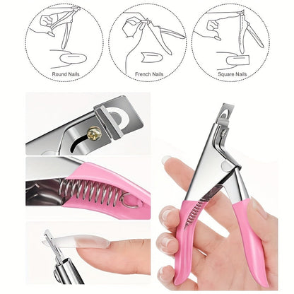 Acrylic Nail Kit with 36W UV LED Lamp, Electric Drill, Three Powders, Glitter Colors, Tips and Manicure Tools