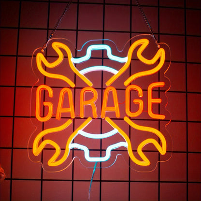 Check Engine Neon Sign – LED Dimmable USB Powered Neon Light for Garage Wall Decor, Car Repair Shop, Workshop, Man Cave, Game Room, Bedroom & Car Party Decorations (Yellow / Multi-Color Options)
