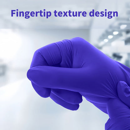 Disposable Nitrile Gloves 500pcs Dark Purple 4.5 Mil Latex-Free Powder-Free S/M/L/XL Kitchen Cleaning Pet Care Multi-Purpose