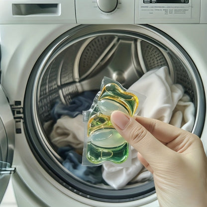 Flower-Shaped Laundry Detergent Pods with Floral Design, Offered in 30- or 60-Count Packages