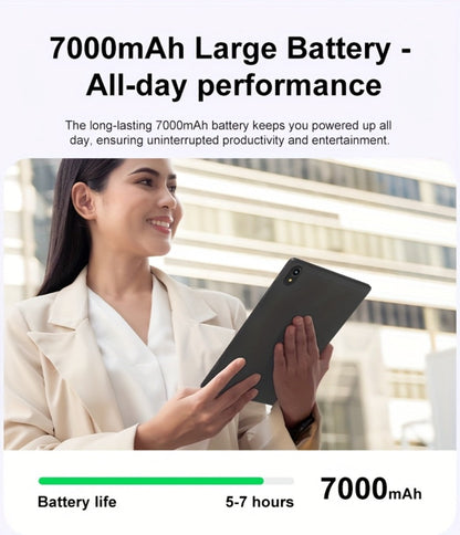 Android Tablet 11-Inch Business Model with Android 16 or 13, Up to 8GB RAM and 128GB Internal Storage