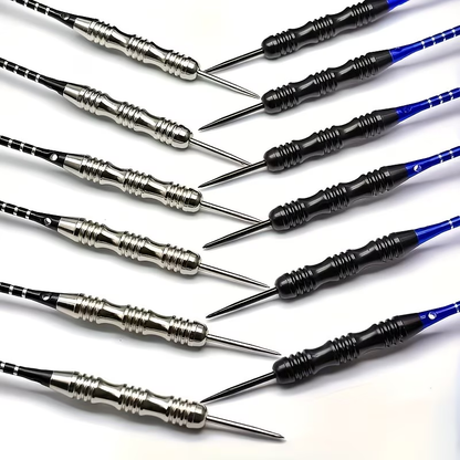 Professional Darts Set with Iron Tips, PET Shafts & Gift Box – Complete Dart Set for Training & Competition – Great Christmas & Holiday Gift for Friends & Family