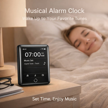 HiFi Touchscreen MP3 Player 2.4" IPS HD Display, Music & Video Playback, E-Book Reader, Voice Recorder, 128GB Expandable Storage, Portable Digital Audio Player for Running Travel Learning