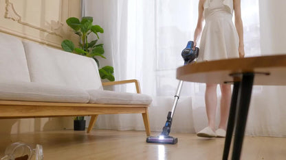Stick and Handheld Vacuum Cleaner with LED Floor Head, Six Cordless Colors or Black Wired Model