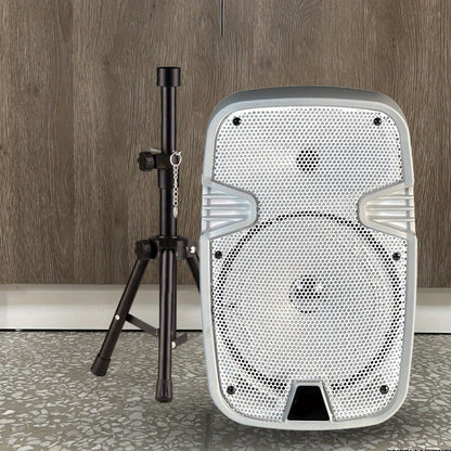 1000W Portable Party Speaker with 8-Inch Woofer & Wired Microphone, Deep Bass 2.1 Surround Sound, 8-Hour Battery, Bluetooth USB SD FM AUX, Wireless Speaker for DJ Karaoke Home Gatherings Outdoor Events