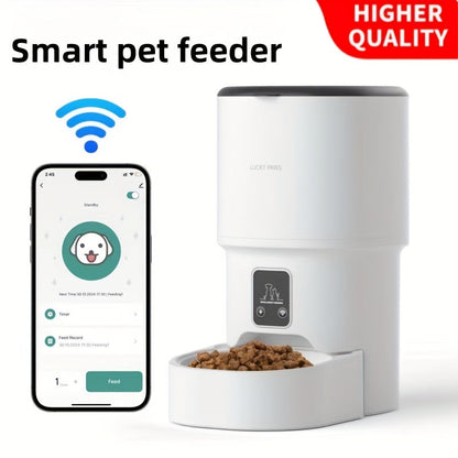 Automatic Pet Feeder – WiFi Remote Control, Detachable & Washable, Large Capacity Smart Food Dispenser for Cats & Dogs, 3 Models Available