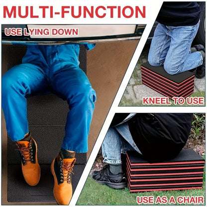 EVA Foldable Work Kneeling Pad - Waterproof Thermal Insulation Mat for Car Repair, Camping & Outdoor Use - 1 or 2 Pack
