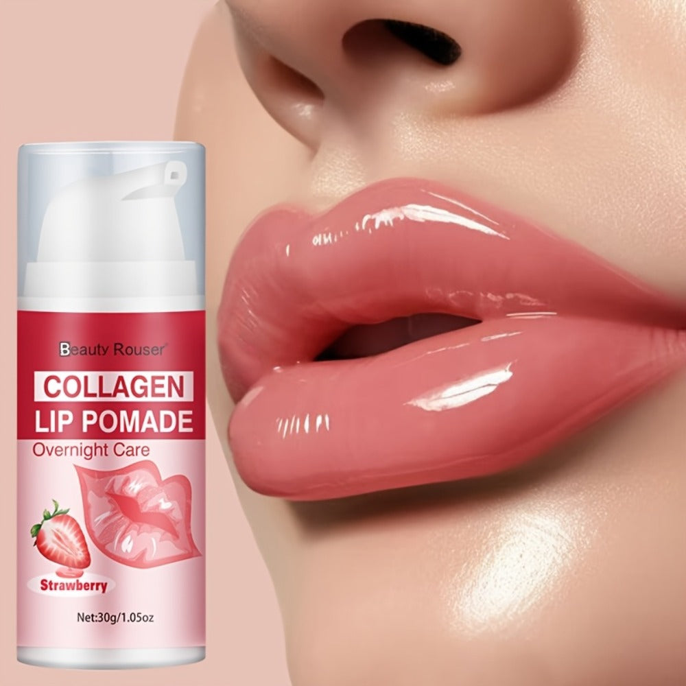 30 g Clear Lip Pomade in Single Checkout Option for Day or Night Lip Care and Glossy-Finish Routines