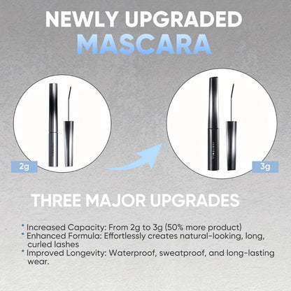 JUDYDOLL Mascara in Black or Brown with Curling or Precision Metal Applicator Designs and Slim Gray Tubes