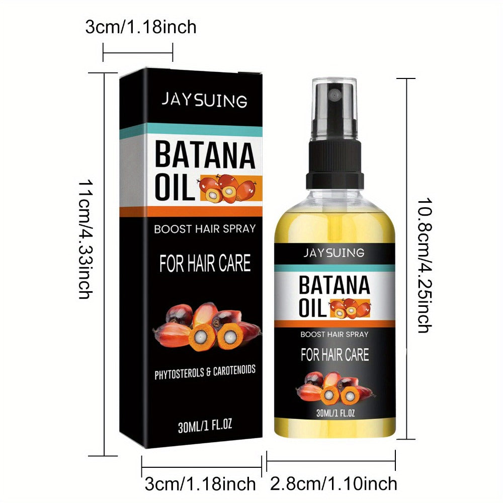 Eight-Pack 30 ml Batana Oil Hair Care Spray Set for Daily Scalp, Detangling and Travel Routines