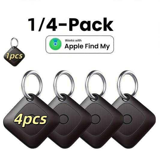 GPS Tracker Anti-Lost Device Real-Time Locator No Subscription No Installation for Car Vehicle Pet Dog Child Elderly Compatible with iOS Android Portable Mini Smart Tracking Tag 1 or 4 Pack