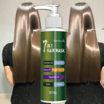 150g 7-in-1 Hair Mask in Green Pump Bottle, Offered in Single-Bottle or Two-Bottle Quantity Options