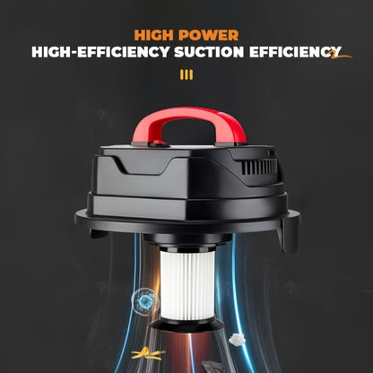 Wet Dry Vacuum Cleaner High-Power Bucket Type 5.28 to 6.6 Gallon Super Suction for Car and Home Dual-Use Cartridge Filter 40dB Quiet Motor Large Capacity Upgraded Deluxe Edition with Accessories