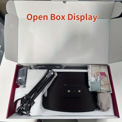 Red Light Therapy Lamp 660nm & 850nm Near Infrared Light Therapy Device with Stand LED Panel for Face Body Skin Rejuvenation Pain Relief Muscle Recovery