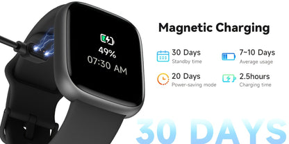 Smartwatch – Alexa Built-in Waterproof 1.83" HD – Wireless Calling, 100+ Sport Modes, Heart Rate SpO2 Sleep Tracker, Optional Woven…