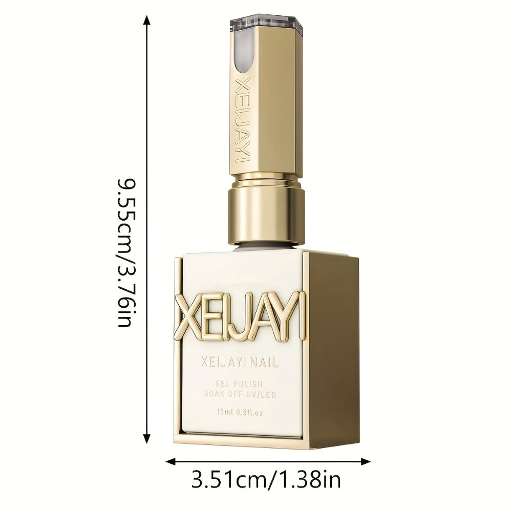 Builder Gel Base 2-Bottle Set, 15ml Each with Transparent Construction Primer for UV or LED Nail Extension Application