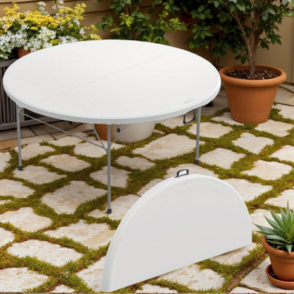 Round Bi-Fold Table in 4-Foot or 5-Foot Diameter with One-, Two- or Four-Table Pack Options