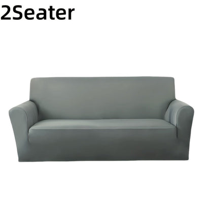 Sofa Cover Elastic Anti-Slip Stretch Slipcover for 1, 2, 3 or 4-Seater Sofas in Seven Solid Colors