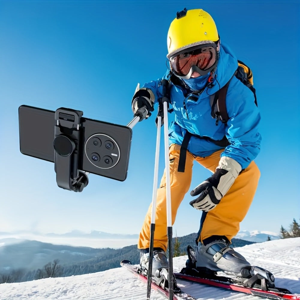 360° Rotating Selfie Stick Tripod 40 Inch Retractable Floor Stand with Wireless Remote & Anti-Shake Base – Professional Phone Tripod for TikTok Live, Travel Vlogging, Outdoor Filming, iPhone & Android
