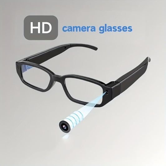 1080P HD Camera Glasses with Motion Detection – Video Recorder Camcorder Eyeglasses for Sports, Driving, Fishing & Outdoor Activities | Eye Protection Frame, USB Charging, Lightweight Durable Design