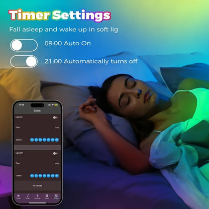 Color Changing LED Strip Lights with 44-Key Remote - RGB Dimmable DIY Light Strip 50FT 100FT 130FT 260FT for Bedroom Living Room Game Room Holiday Party Home Decoration